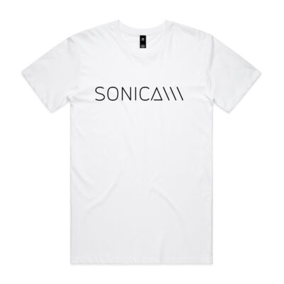 Sonica Logo Tee - Mens White Thumbnail