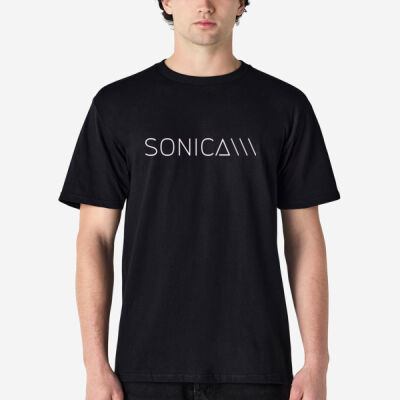 Sonica Logo Tee - Mens Black Thumbnail